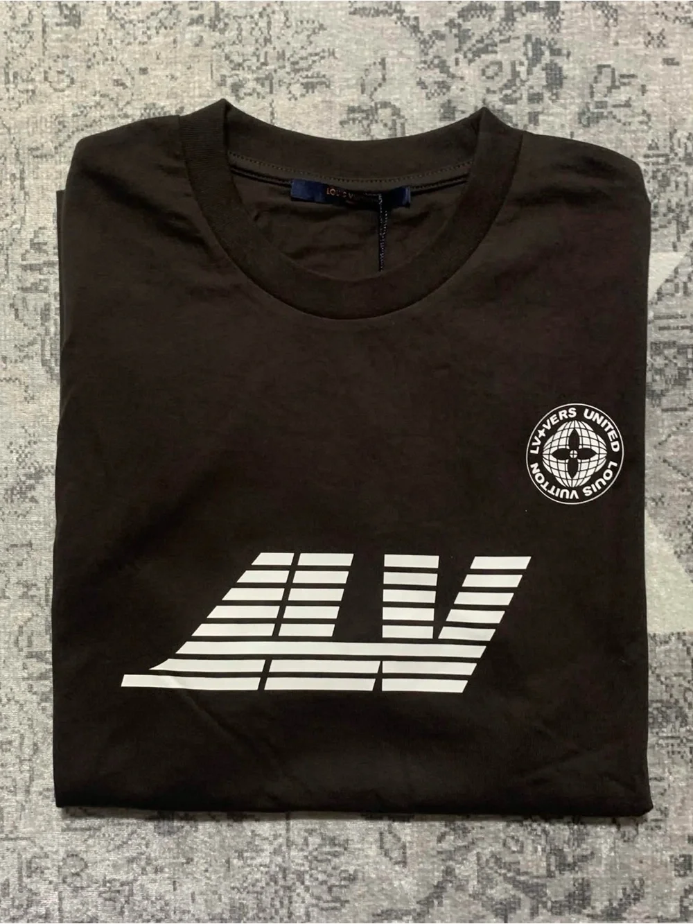 Louis Vuitton Lvers United Black T-Shirt Size S
